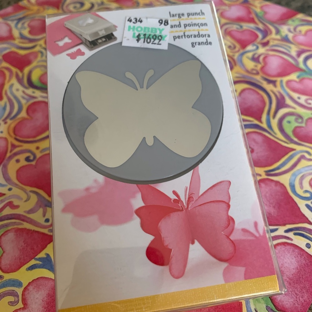 Paper Punch Butterfly Large NWT